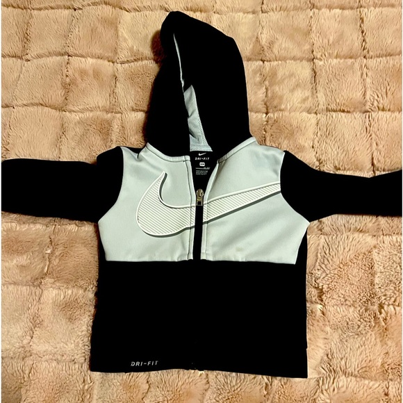 Nike Other - NIKE Baby Boys Black Zip Up Hoodie - Size 18 Months